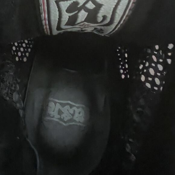 ASH Bowie Mesh Wedge Black Shoes Size 36 - Picture 13 of 15